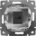Розетка HDMI встраиваемая Werkel, цвет серебряный, SM-81964432