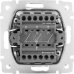 Выключатель встраиваемый Werkel 3 клавиши, цвет серебряный, SM-81964434