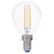 Лампа светодиодная филаментная Airdim, форма шар, E14 5 Вт 500 Лм свет тёплый