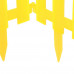 Ограждение «Палисадник» цвет желтый 1.9 м, SM-81966288