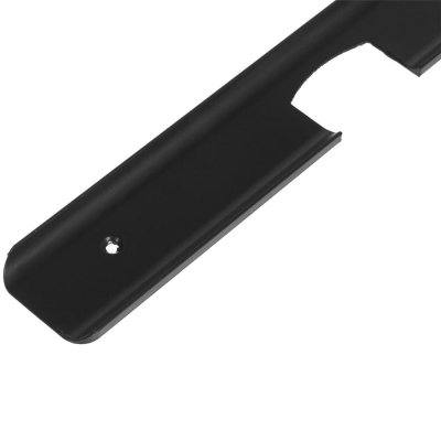 Планка для столешницы угловая, 38 мм, металл, цвет чёрный матовый, SM-81967075