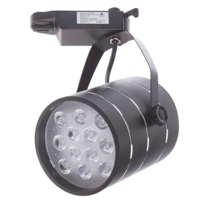 Трековый светильник светодиодный «Cinto» 12 Вт, 4 м², цвет черный, SM-81967214
