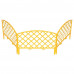 Забор декоративный «Плетёнка», 3.2 м, цвет жёлтый, SM-81968075