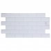 Панель ПВХ листовая 0.3 мм 966х484 мм Плитка белая 0.47 м², SM-81968449