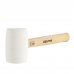 Киянка Dexter 450 г резиновая, деревянная ручка, цвет белый, SM-81968470