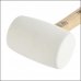 Киянка Dexter 450 г резиновая, деревянная ручка, цвет белый, SM-81968470