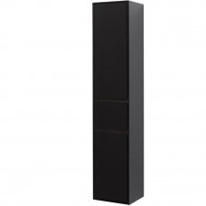 Пенал «Мокка» 35 см, цвет чёрный глянец