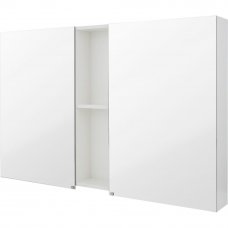 Шкаф зеркальный «Дана» 125 см, цвет белый