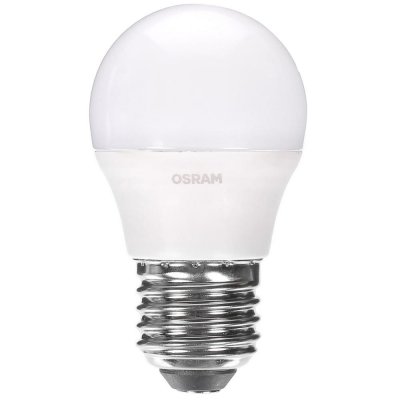 Лампа светодиодная Osram «Шар», E27, 6.5 Вт, 550 Лм, свет холодный белый, SM-81979075