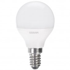 Лампа светодиодная Osram «Шар», E14, 6.5 Вт, 550 Лм, свет холодный белый