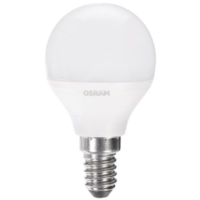 Лампа светодиодная Osram «Шар», E14, 6.5 Вт, 550 Лм, свет холодный белый, SM-81979077