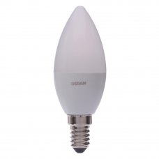 Лампа светодиодная Osram «Свеча», E14, 6.5 Вт, 550 Лм, свет холодный белый