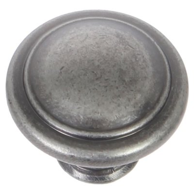 Ручка-кнопка RK-097, ЦАМ, цвет старинный чёрный цинк, SM-81981355