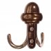 Крючок мебельный KR 0251 OAB двойной, сталь, цвет бронза, SM-81981380