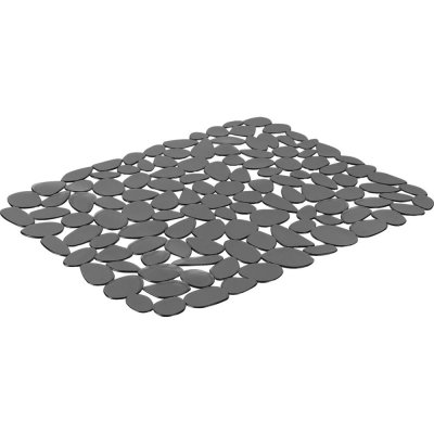 Коврик для мойки Delinia, 40х30.5 см, силикон, сталь, цвет серый, SM-81995540