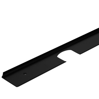 Планка для столешницы угловая, 38 мм, металл, цвет чёрный, SM-82001475