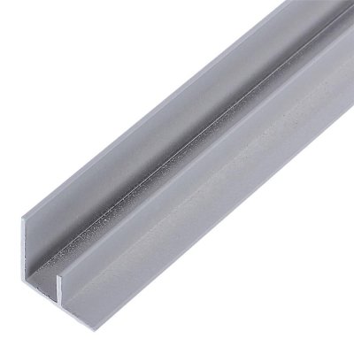 Профиль угловой F-образный для стеновой панели, 60х0.6 см, алюминий, SM-82001486