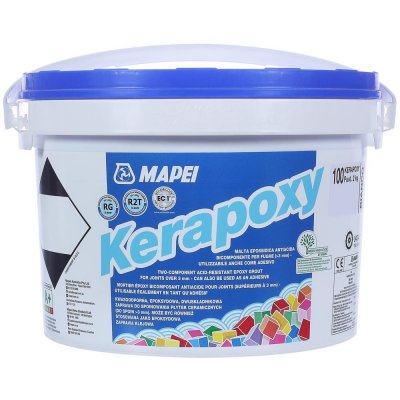 Затирка эпоксидная Mapei Kerapoxy N.100 цвет белый 2 кг, SM-82001530