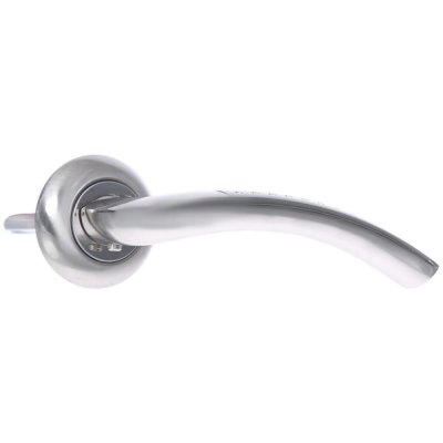 Ручка дверная на розетке Avers H-0826-A-NIS/NI, алюминий, цвет матовый никель/никель, SM-82001554