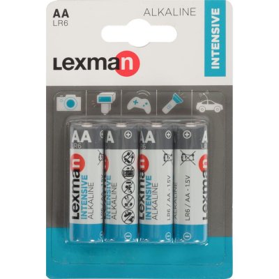 Батарейка алкалиновая Lexman AA, 4 шт., SM-82003965