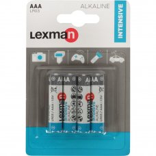 Батарейка алкалиновая Lexman AAA, 4 шт.