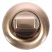 Фиксатор-вертушка для дверей Palladium R SG/CP BK, ЦАМ, цвет матовое золото/хром, SM-82004535
