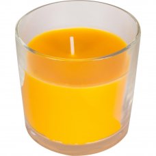 Свеча ароматизированная в стакане «Персик»