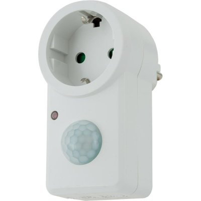 Датчик движения-розетка Smart Socket, 1200 Вт, цвет белый, IP20, SM-82019156