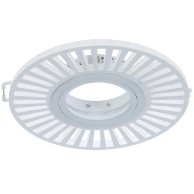 Светильник точечный встраиваемый круглый Gauss Backlight BL136 с LED-подсветкой под отверстие 65 мм, 1.5 м², цвет белый, SM-82024487