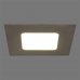 Светильник встраиваемый светодиодный квадратный DLUS LED5W, 5 Вт, цвет никель, SM-82026275