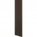 Деталь мебельная 2700х500х16 мм ЛДСП, цвет дуб термо тёмный, кромка с длинных сторон, SM-82036054