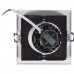 Светильник встраиваемый светодиодный Otos квадратный, 5 Вт, 400 Лм, 4000 К, цвет белый/чёрный, SM-82054380