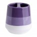 Стакан для зубных щёток «Trait» с разделителем керамика цвет фиолетовый, SM-82055537