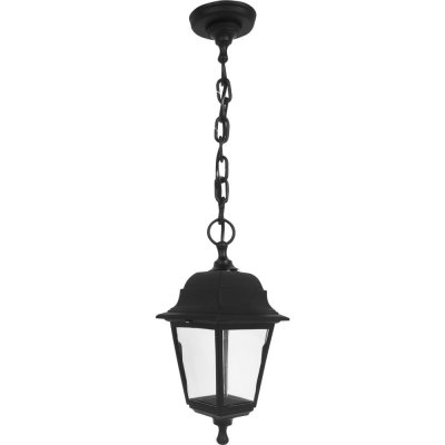 Светильник подвесной уличный, 1xE27x60 Вт, пластик, цвет чёрный, SM-82055841
