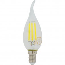 Лампа светодиодная Osram E14 220 В 5 Вт свеча на ветру 660 лм, тёплый белый свет
