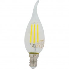 Лампа светодиодная Osram E14 220 В 5 Вт свеча на ветру 660 лм, холодный белый свет