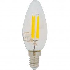 Лампа светодиодная Osram E14 220 В 5 Вт свеча 660 лм, холодный белый свет