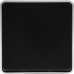 Выключатель накладной влагозащищённый Werkel Gallant 1 клавиша, IP44, цвет чёрный с серебром, SM-82063361