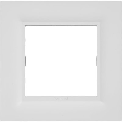 Рамка для розеток и выключателей Legrand Structura 1 пост, цвет белый, SM-82064665