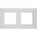 Рамка для розеток и выключателей Legrand Structura 2 поста, цвет белый, SM-82064669