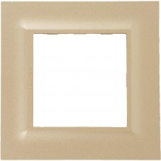 Рамка для розеток и выключателей Legrand Structura 1 пост, цвет золото