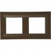 Рамка для розеток и выключателей Legrand Structura 2 поста, цвет бронза, SM-82064704