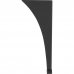 Ножка для журнального стола 400 мм, цвет чёрный, SM-82066742