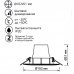 Светильник встраиваемый светодиодный Gauss, 5 Вт 400 Лм, 4000 К, 3 ступени диммирования, SM-82070351