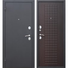 Дверь входная металлическая Гарда Муар, 860 мм, левая, цвет венге