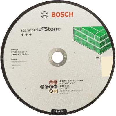 Диск отрезной по камню Bosch, 230x3 мм, SM-82101708