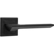 Ручка дверная на розетке Z 203 BP, цвет чёрный