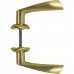 Ручка дверная на розетке Prima RM SG, цвет матовое золото, SM-82110036
