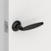 Ручка дверная на розетке Supreme BL24, цвет чёрный, SM-82110046