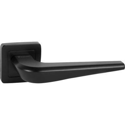 Ручка дверная на розетке Bio XM BL24, цвет чёрный, SM-82110049